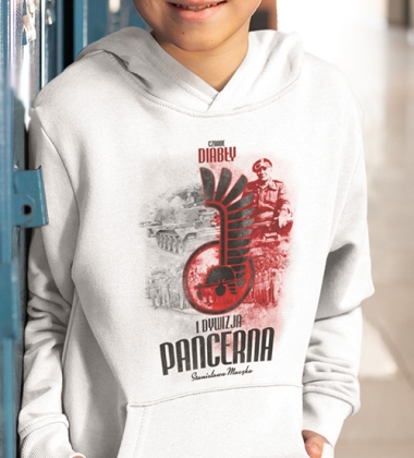 Bluza z kapturem dziecięca CZARNE DIABŁY